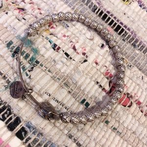 ALEX AND ANI silver beaded bracelet